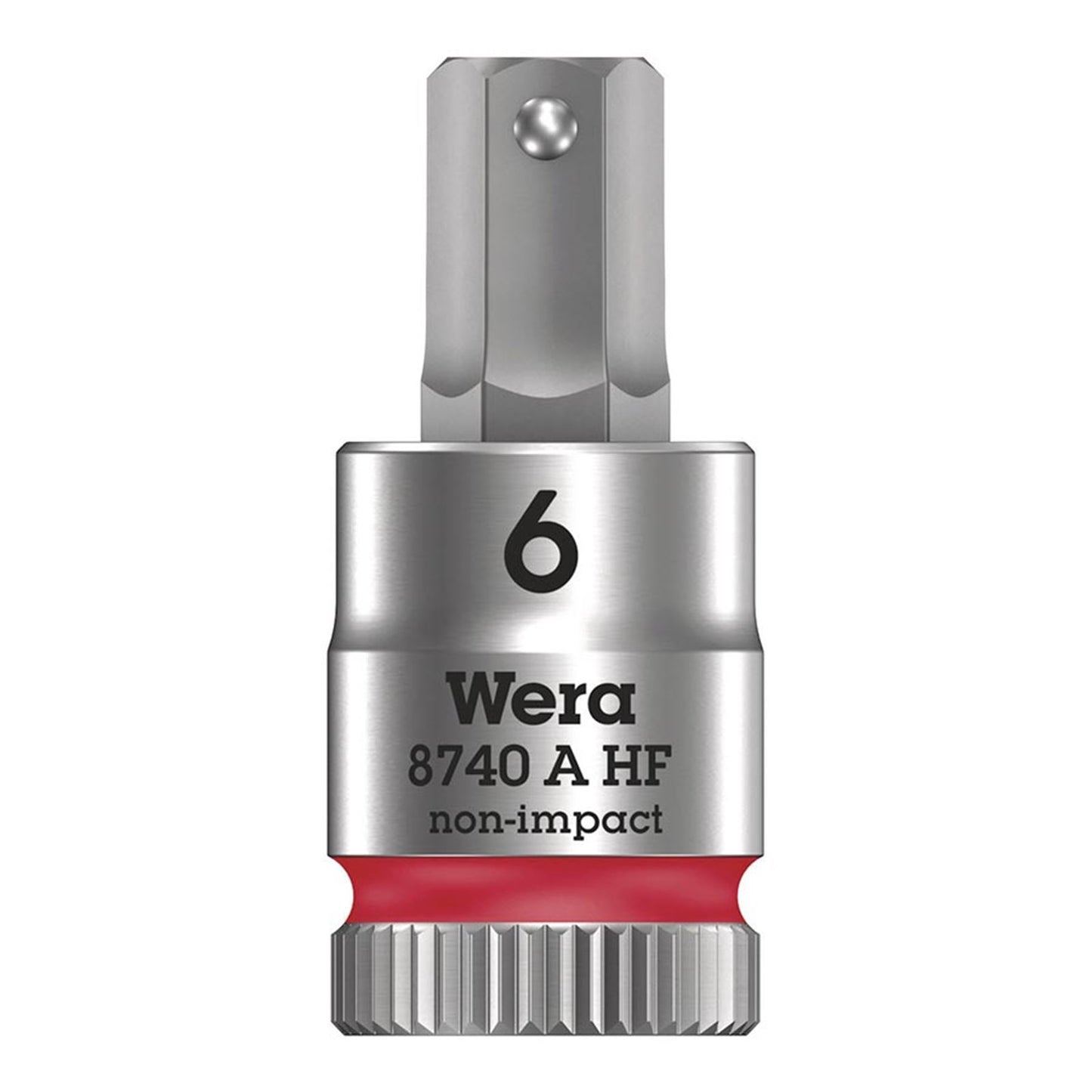 Wera 8740A HF Zyklop 1/4'' Drive Hex 6.0 x 28mm with HF [MPN: 05003337001]_1125462