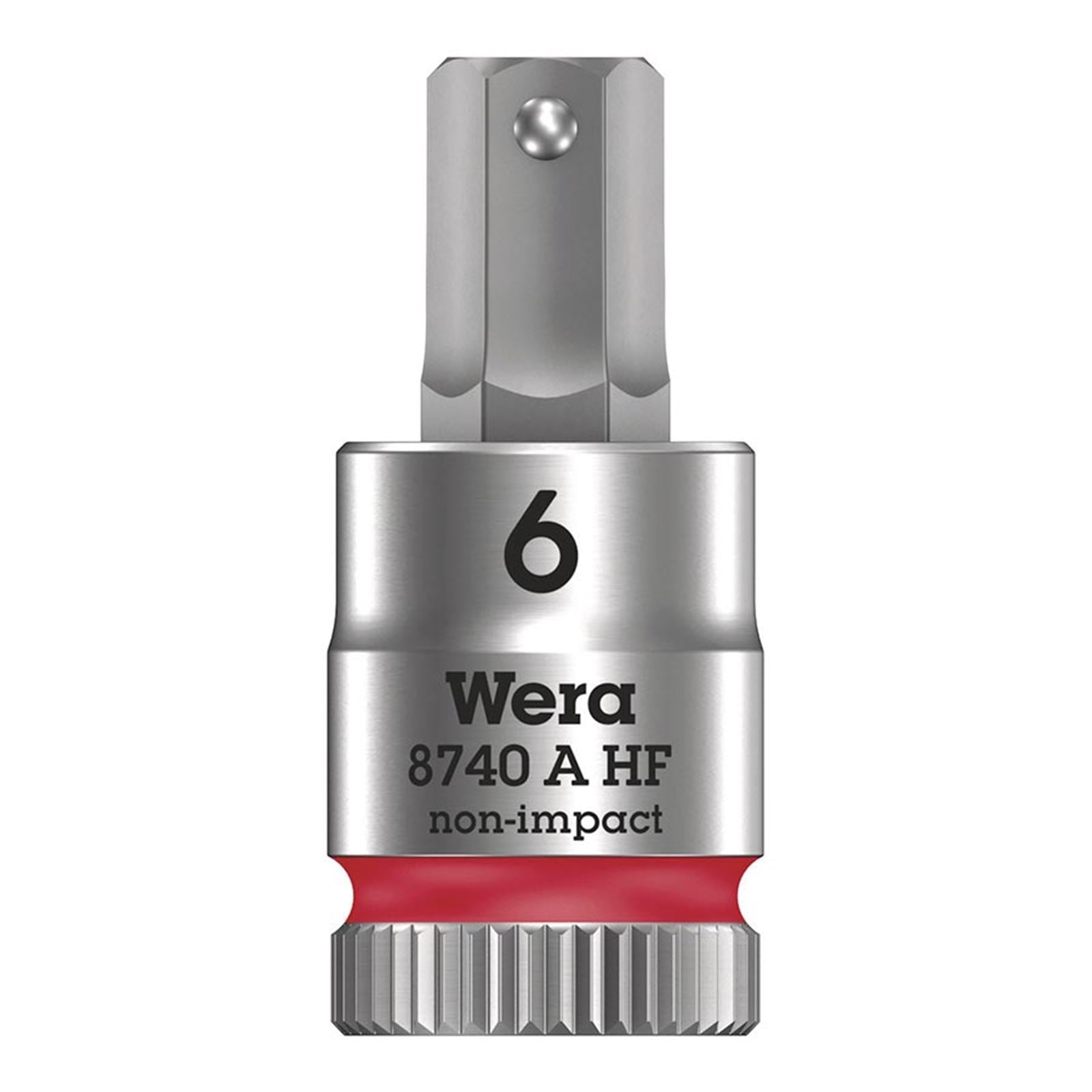 Wera 8740A HF Zyklop 1/4'' Drive Hex 6.0 x 28mm with HF [MPN: 05003337001]_1125462