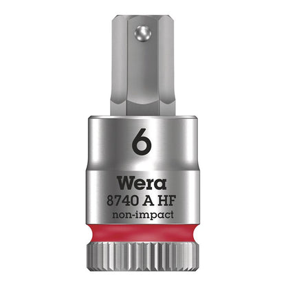 Wera 8740A HF Zyklop 1/4'' Drive Hex 6.0 x 28mm with HF [MPN: 05003337001]_1125462
