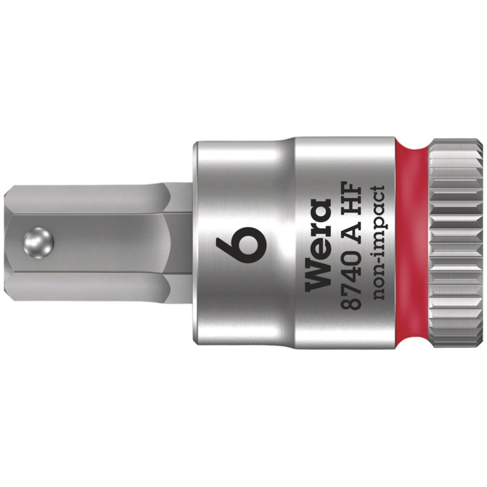 Wera 8740A HF Zyklop 1/4'' Drive Hex 6.0 x 28mm with HF [MPN: 05003337001]_1292861