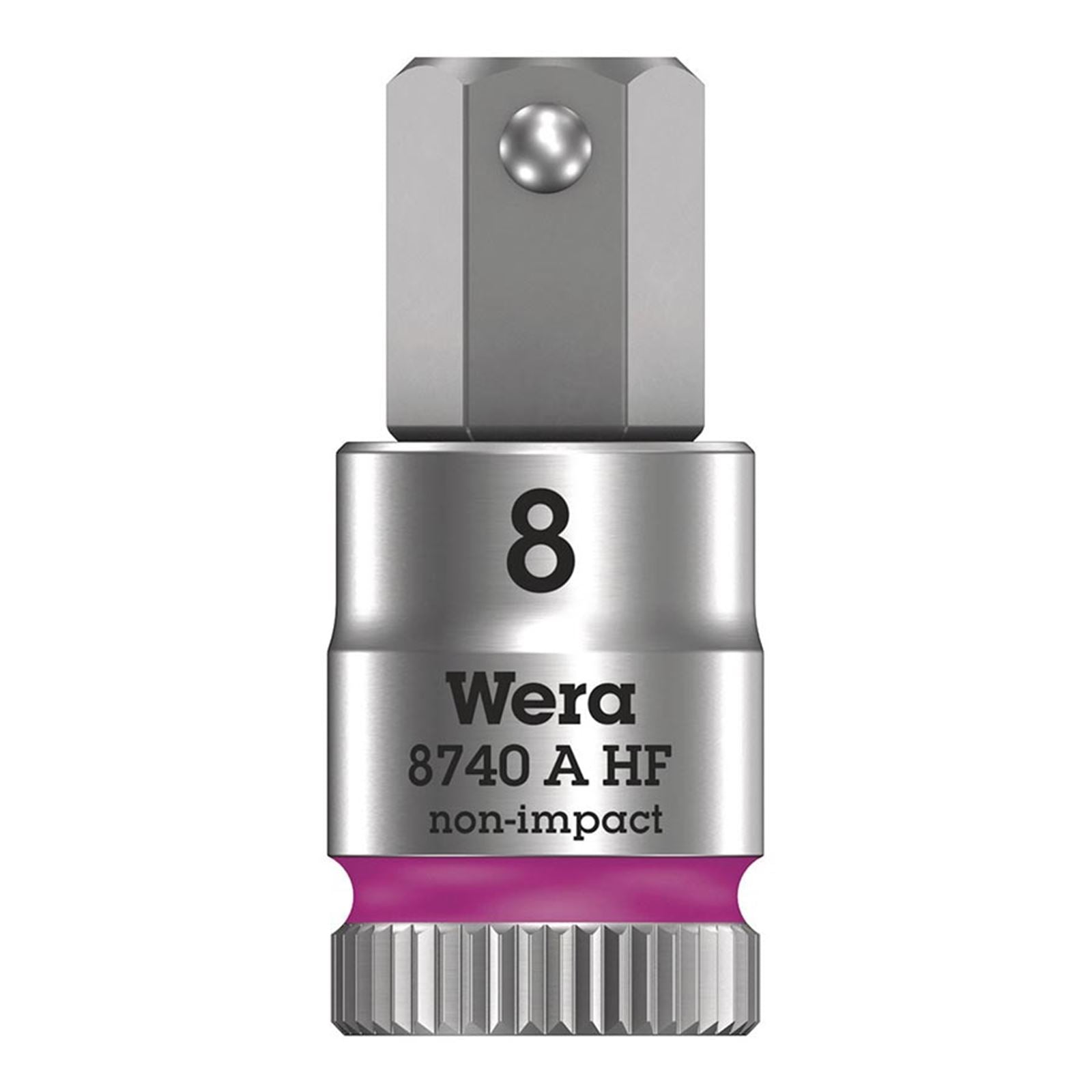 Wera 8740A HF Zyklop 1/4'' Drive Hex 8.0 x 28mm with HF [MPN: 05003339001]_1125464