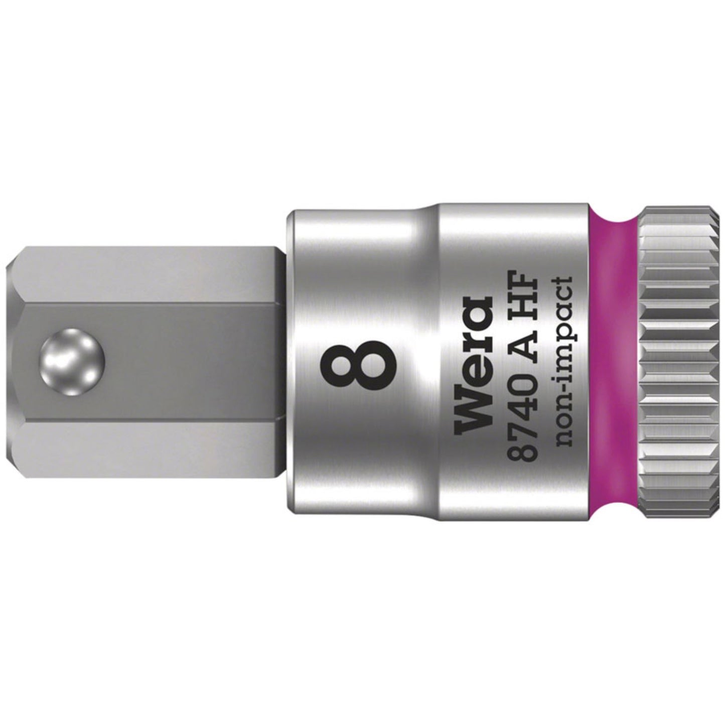 Wera 8740A HF Zyklop 1/4'' Drive Hex 8.0 x 28mm with HF [MPN: 05003339001]_1292874
