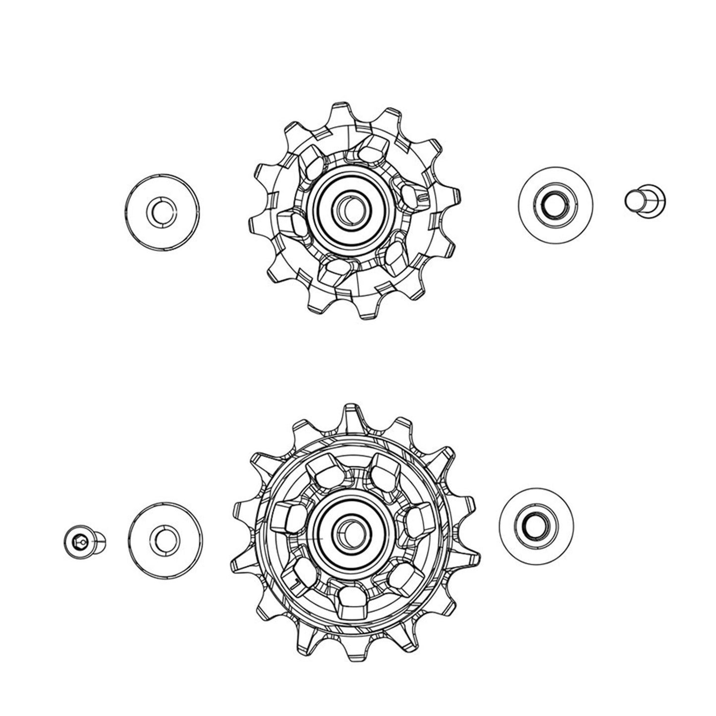 SRAM GX Eagle AXS Pulley Kit [MPN: 11.7518.103.000]_1125448