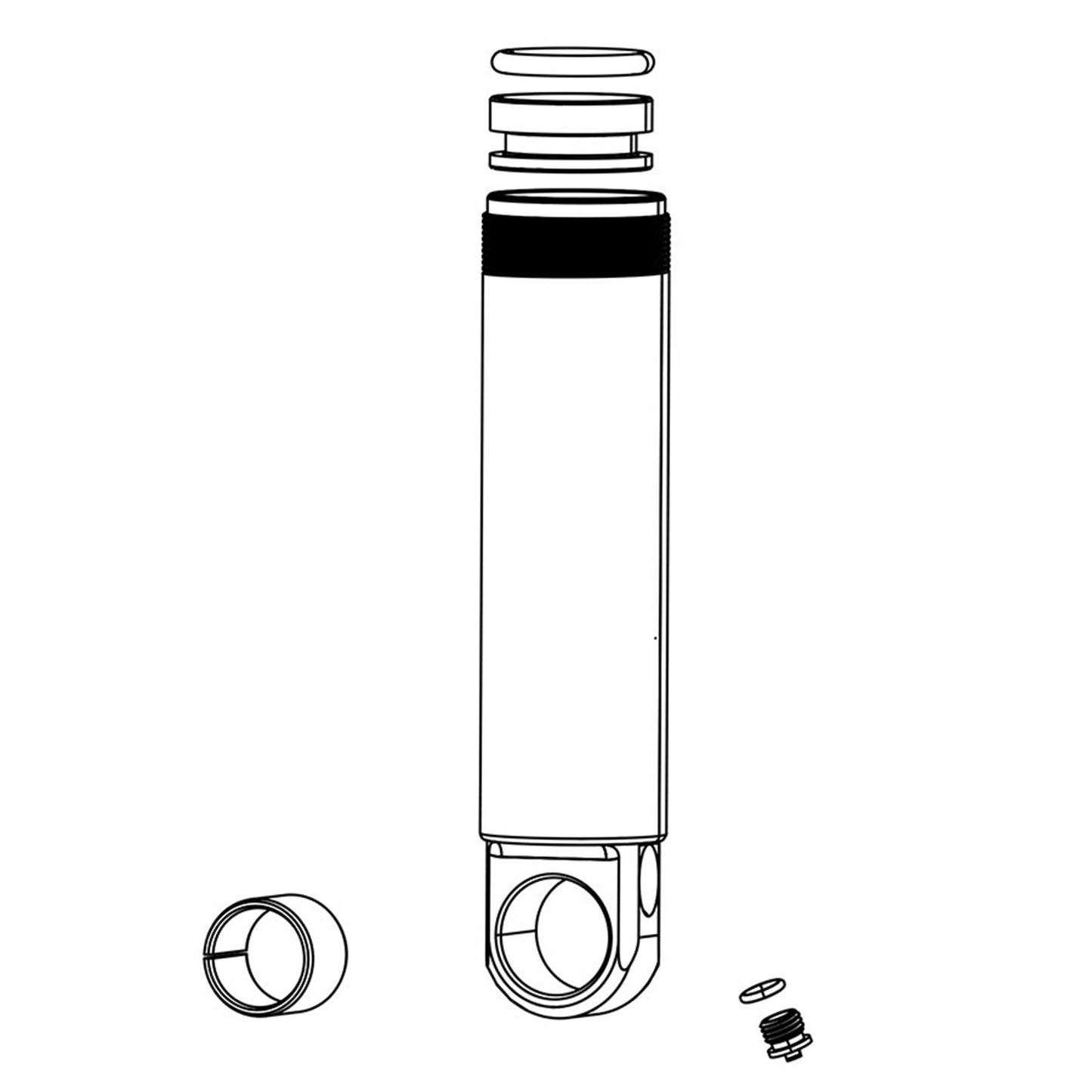 RockShox SIDluxe Damper Body Standard Eyelet - 45mm 11.4118.081.007_1125629
