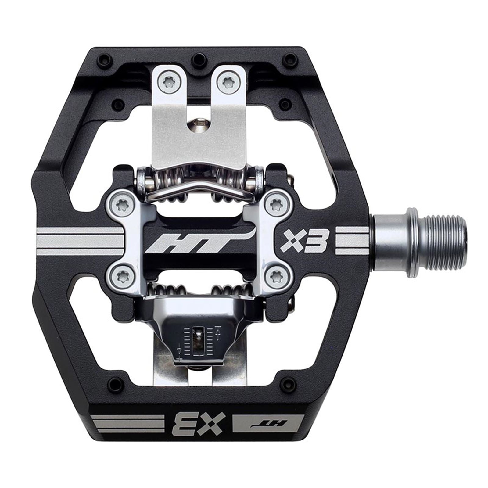 HT Components X3 DH Race - Pedals - 9/16''  - Black - Pair [MPN: 102001X3XXXX1J01G1X1]_1125739