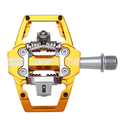 HT Components T2 Enduro Race Bike Pedals - Aluminum - Orange - Pair [MPN: 102001T2XXXX2Y51G1X1]_1125741