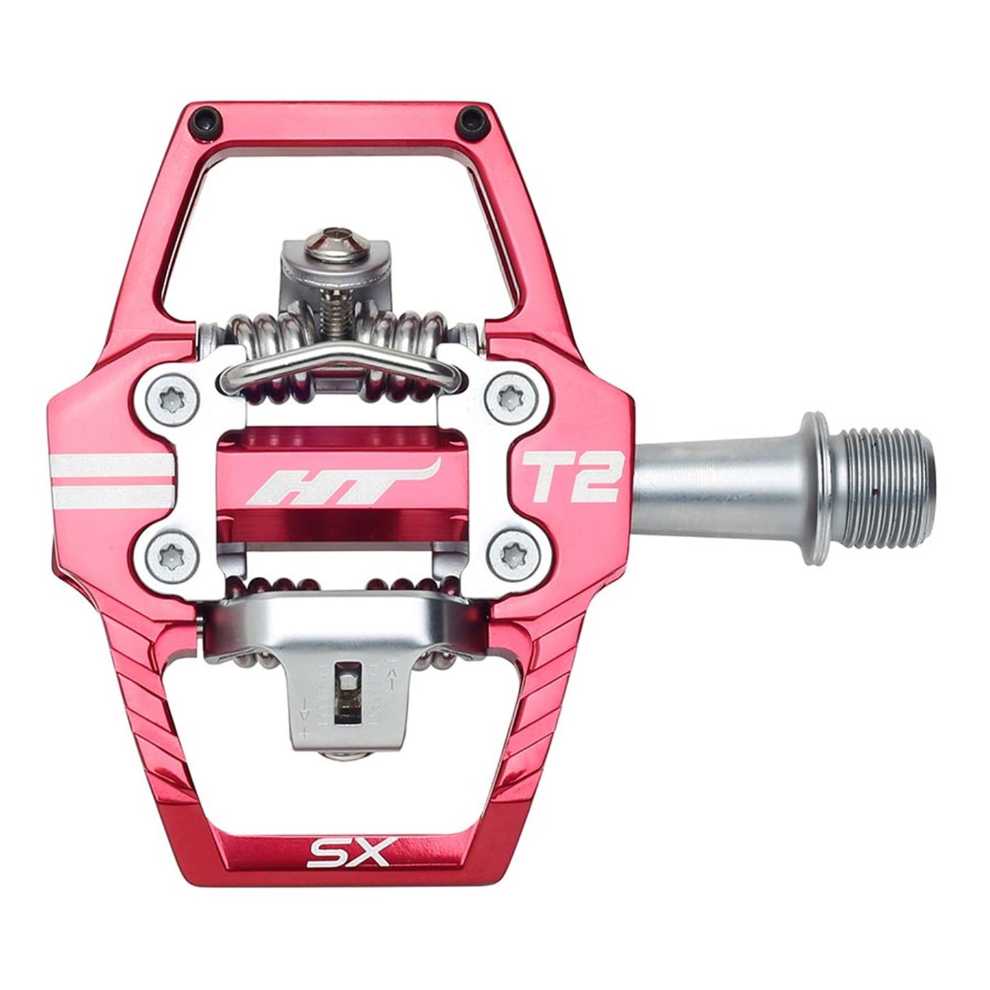HT Components T2-SX BMX-SX Bike Pedals - Aluminum - Red - Pair [MPN: 102001T2SXXX2Y11G1X1]_1125746