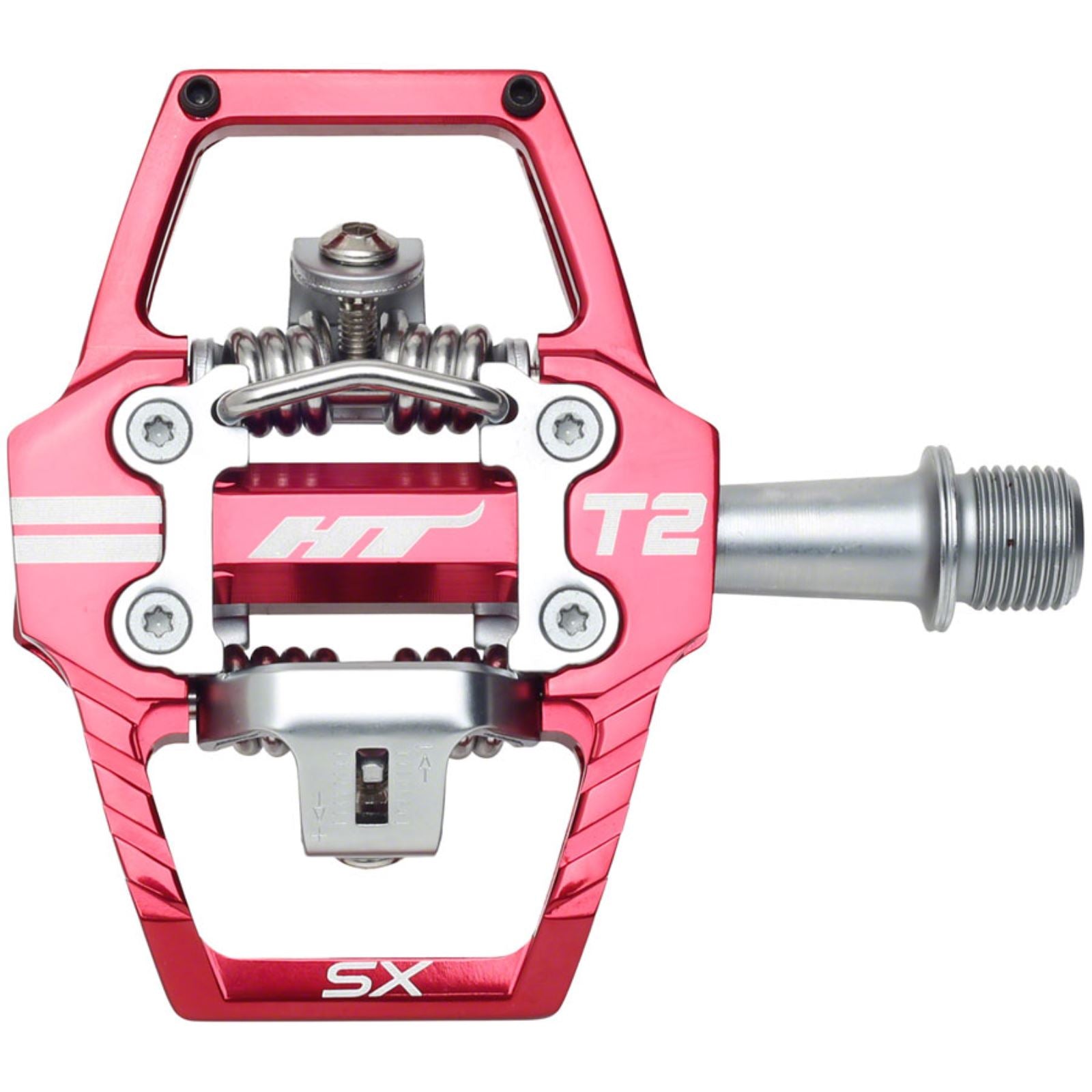 HT Components T2-SX BMX-SX Bike Pedals - Aluminum - Red - Pair [MPN: 102001T2SXXX2Y11G1X1]_1348310