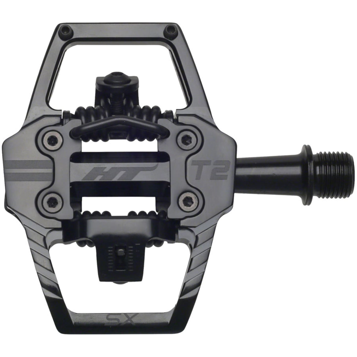 HT Components T2-SX BMX-SX  Pedals - 9/16''  - Stealth - Black - Pair [MPN: 102001T2SXXX2Y02D1X1]_1348316