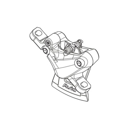 SRAM TL Caliper Assembly, Post Mount (non-CPS), Front/Rear, Black  [MPN: 11.5018.008.028]_1125780