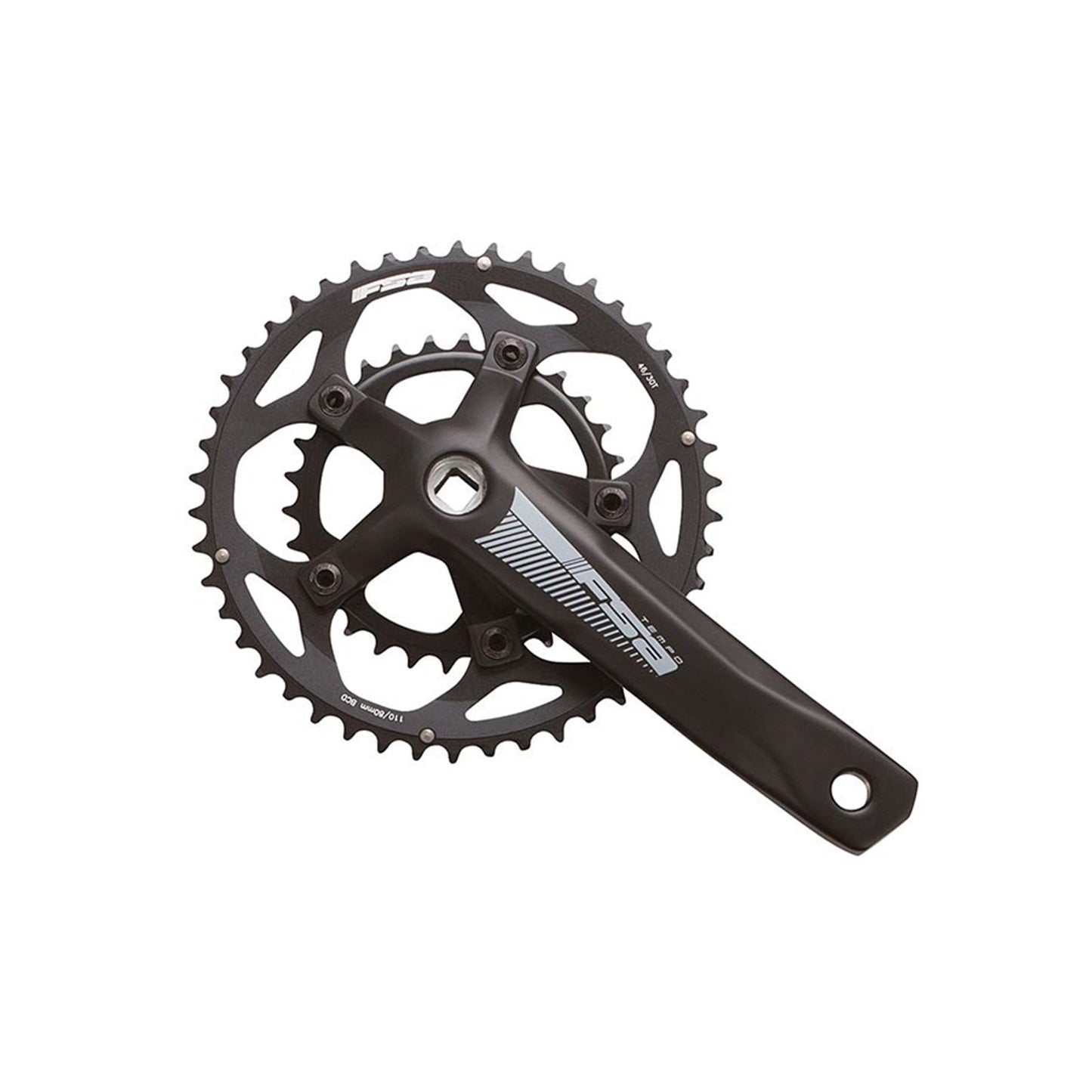Full Speed Ahead Crankset Speed: 10/11 BCD: 80/110 30/46 Square - 170mm - Black [MPN: 330-0290BJ3230]_1125836