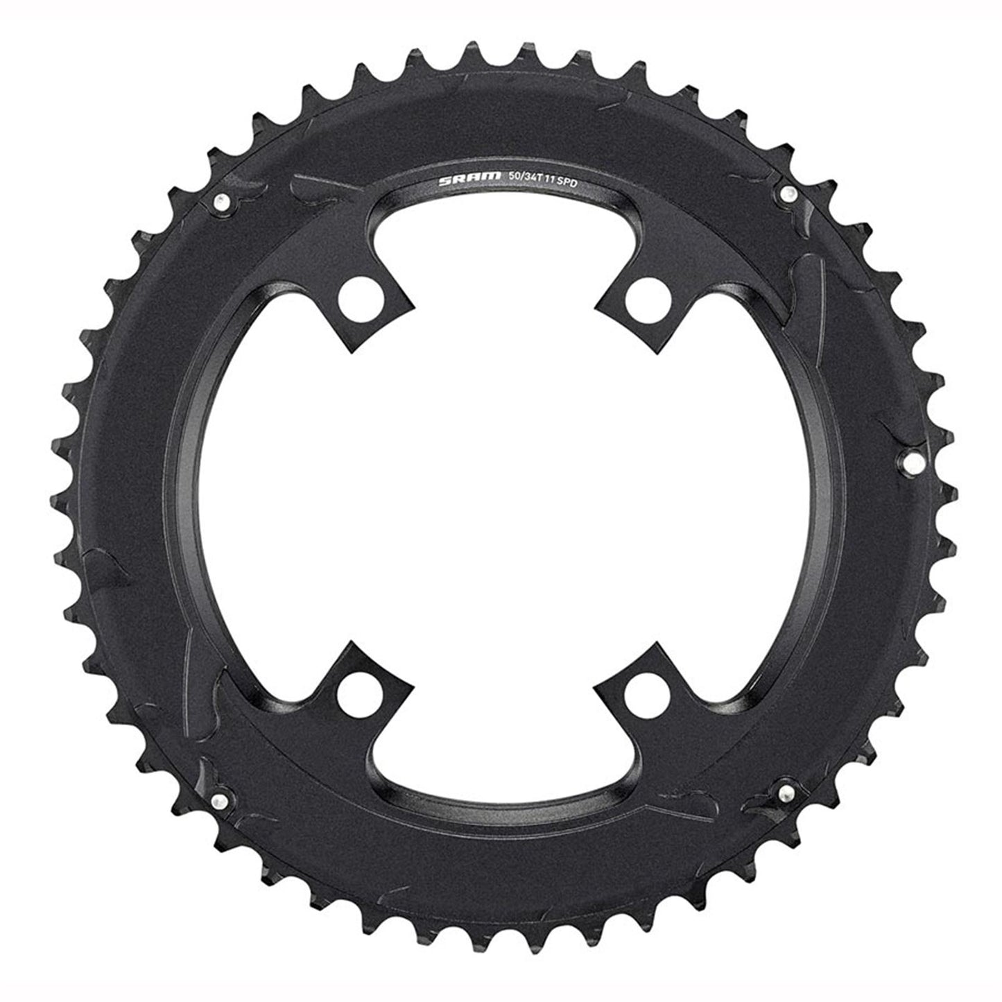 SRAM Road 110mm Asymmetrical Chainring Teeth: 50 - Aluminum - Black [MPN: 11.6218.039.000]_1125914