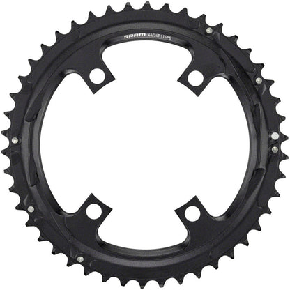 SRAM Road 110mm Asymmetrical Chainring Teeth: 46 - Aluminum - Black [MPN: 11.6218.039.001]_1241658