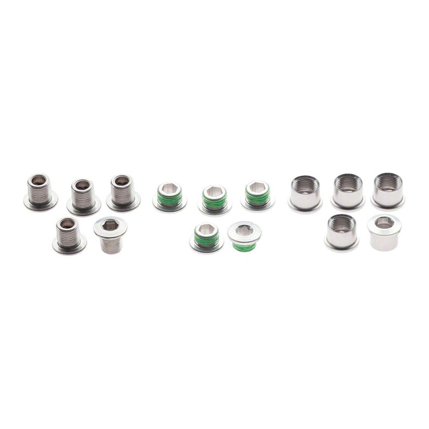 SRAM Aluminum Chainring Bolts M8.5X7/M8.5X5 - Silver - Set of 5 [MPN: 11.6915.018.000]_1130267