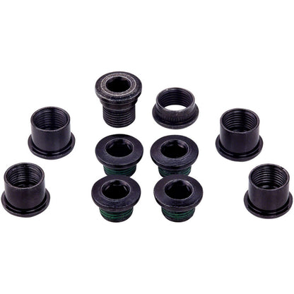 SRAM Steel Chainring Bolts M8.5X7/M8.5X5 - Black - Set of 5 [MPN: 11.6918.000.000]_1230711