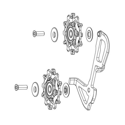 SRAM GX 1x11 Inner Cage/Pulley Kit [MPN: 11.7518.059.000]_1125879