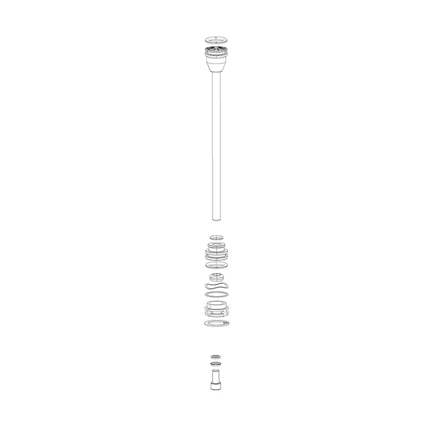 RockShox Solo Air Spring for RVL SA 140 BLK - 140mm 11.4018.010.128_1125990