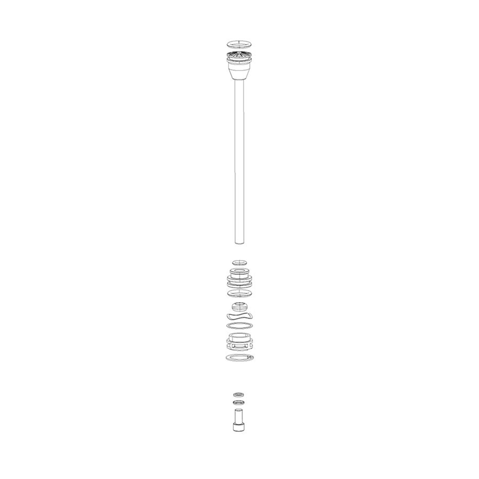 RockShox Solo Air Spring for RVL SA 140 BLK - 140mm 11.4018.010.128_1125990