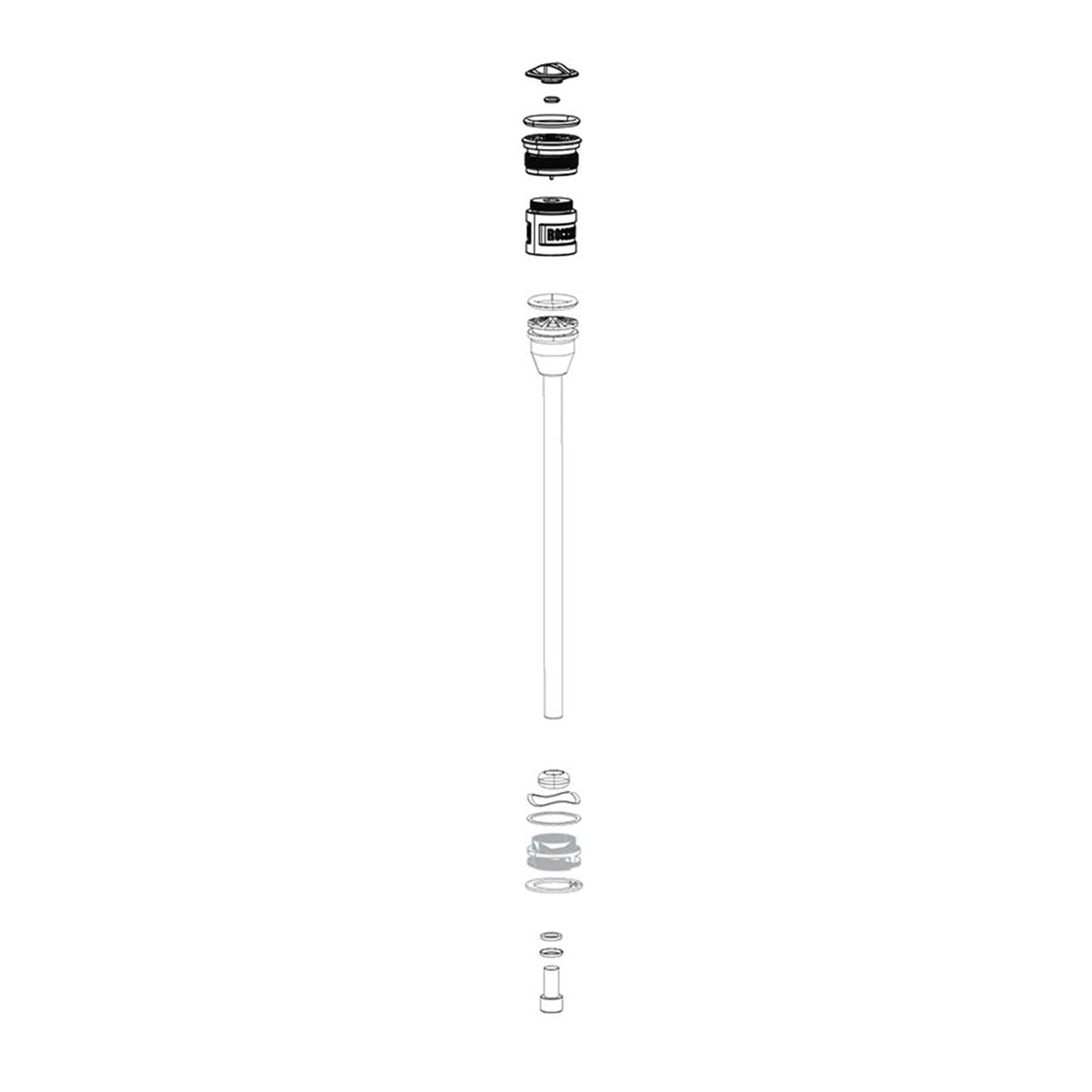 RockShox Solo Air Spring for Reba 130 A7 - 130mm 11.4018.010.227_1125998