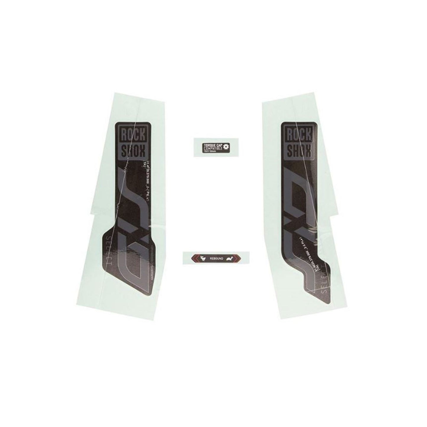 RockShox Decal Kit for SID 120 Select - Grey for Diffusion Black 11.4018.105.017_978133