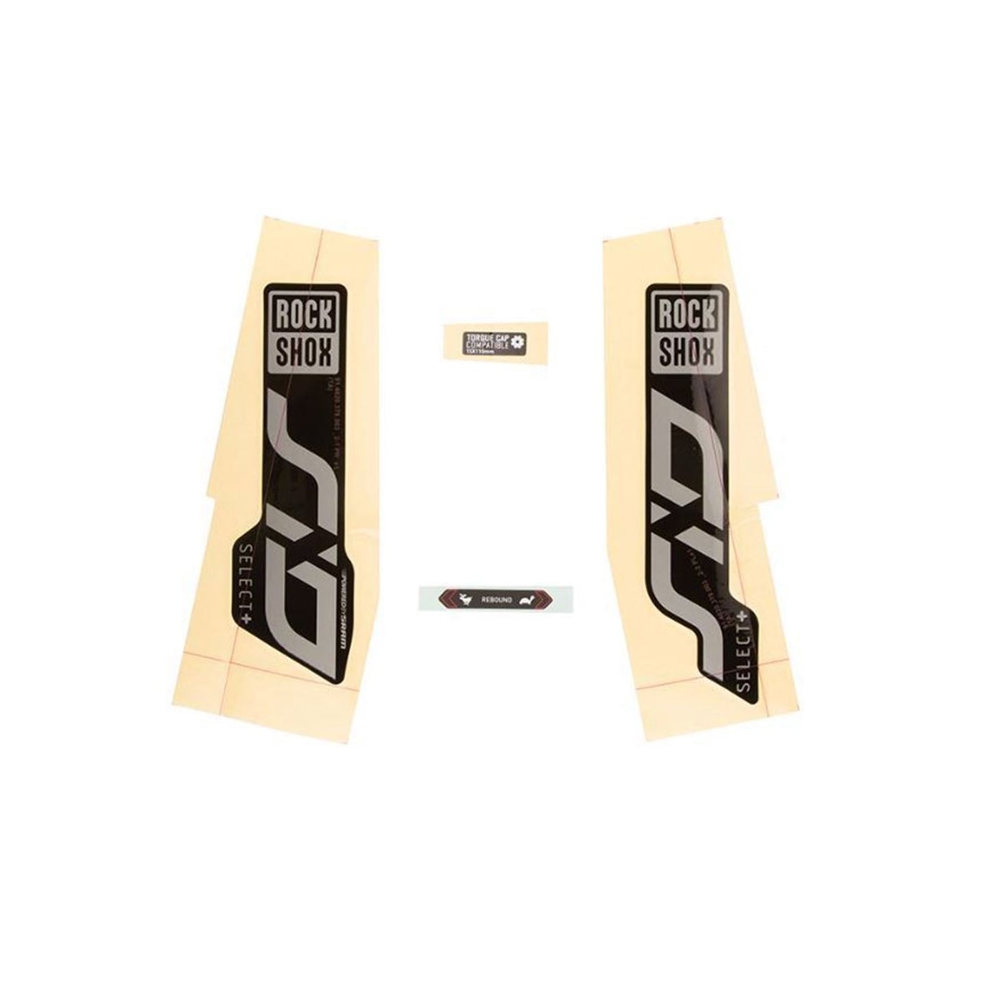 RockShox Decal Kit for SID 120 Select - Polar Ink for Gloss Black 11.4018.105.020_978135