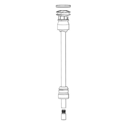 RockShox SID DebonAir Spring Shaft - 110mm - 29" - 35mm Stanchion 11.4018.111.007_1126084