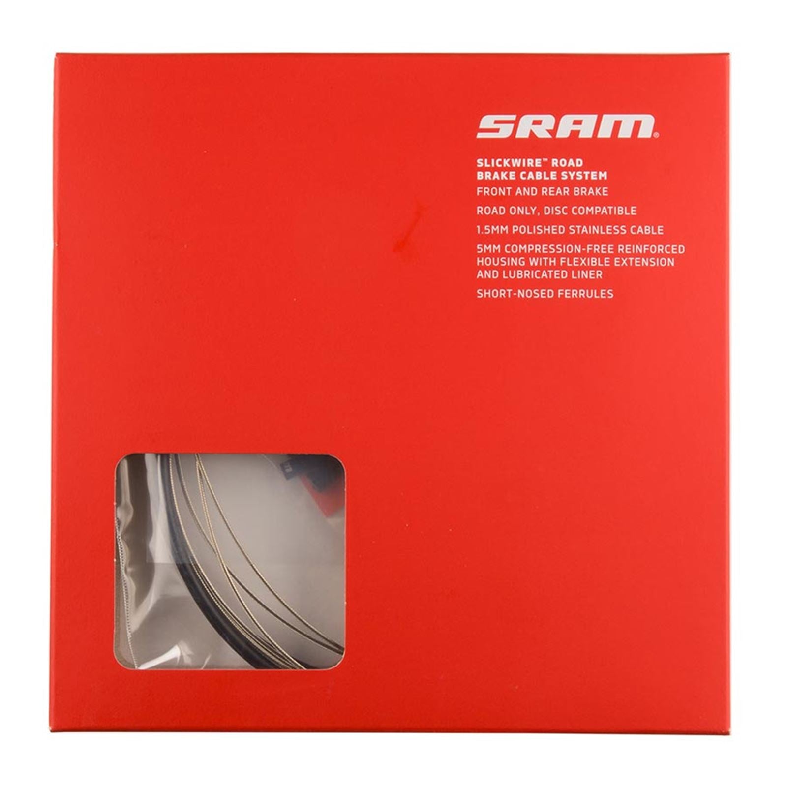 SRAM SlickWire Brake Cable Kit  - Stainless Steel - Black [MPN: 00.7118.006.003]_1126302