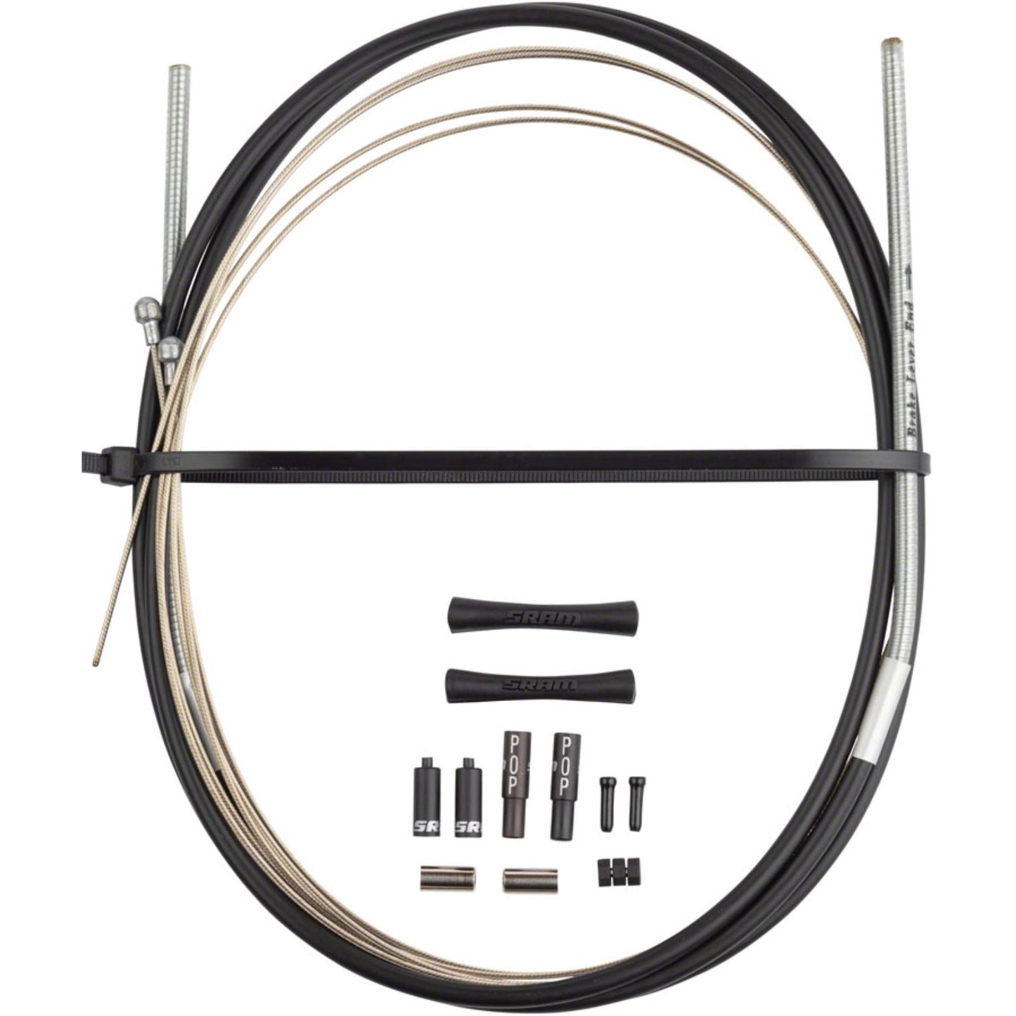 SRAM SlickWire Brake Cable Kit  - Stainless Steel - Black [MPN: 00.7118.006.003]_1279926
