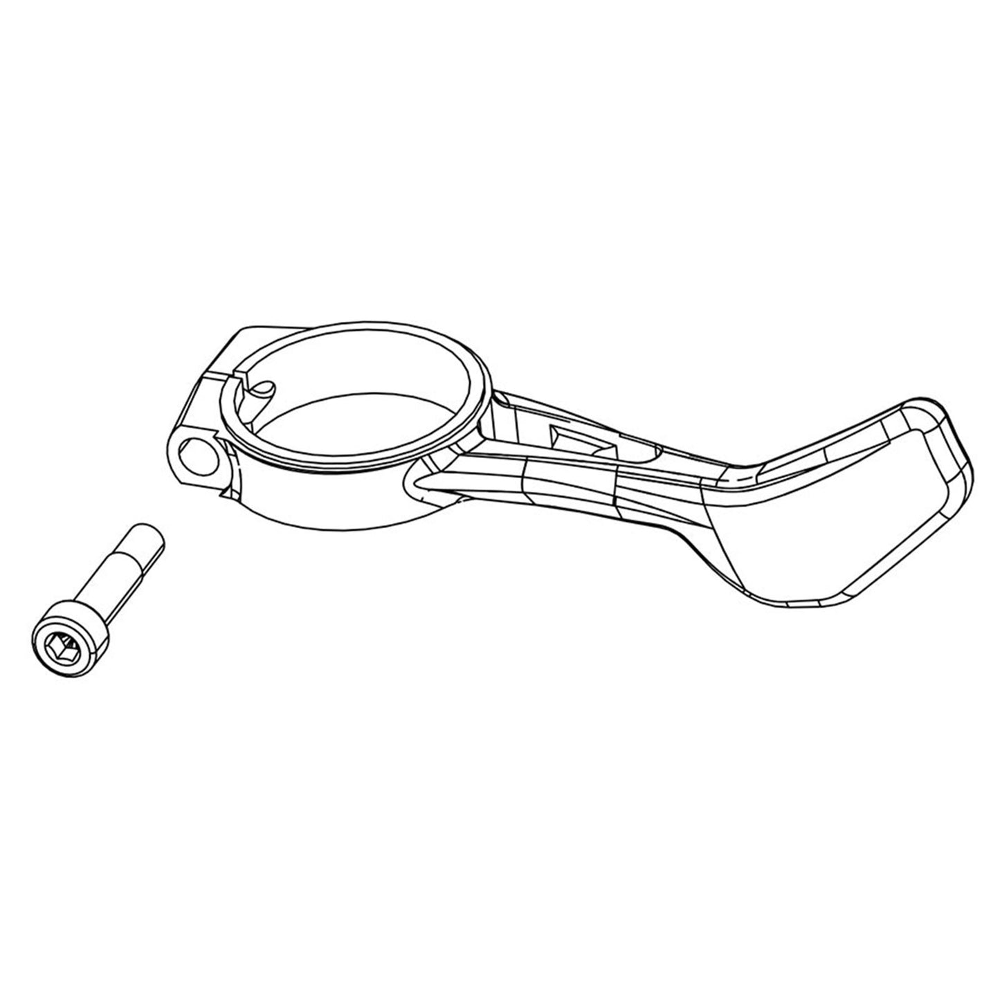 SRAM Trigger Pull Lever for X01 Eagle - Black [MPN: 11.7018.059.000]_1126298