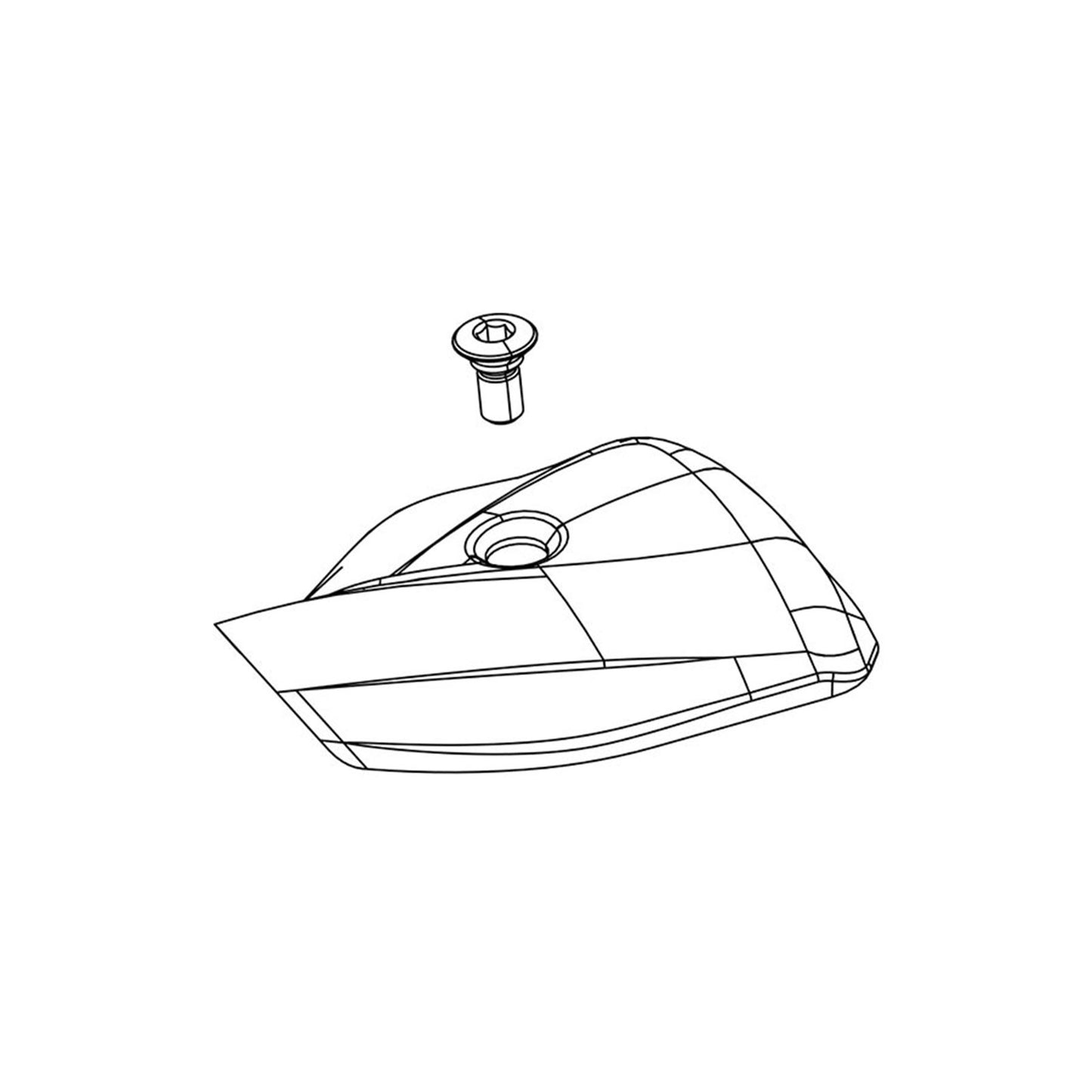 SRAM Shift Lever Cover for X01 Eagle - Neutral [MPN: 11.7018.060.010]_1126275