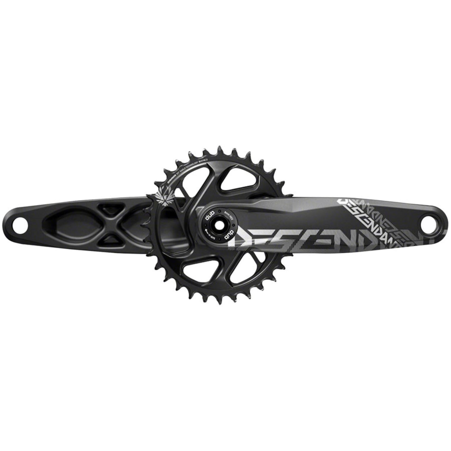 Truvativ Descendant 7K Eagle Crankset Speed: 11/12 - 175mm - Black [MPN: 00.6118.560.000]_1258127