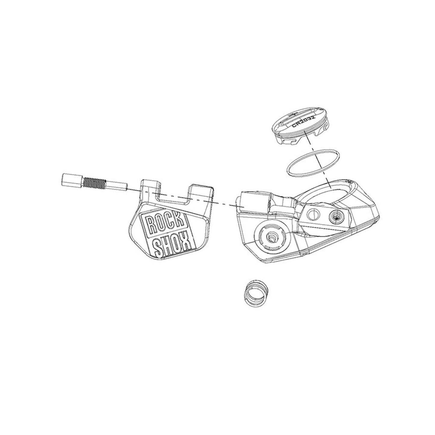 RockShox Lever Kit for Reverb AXS - Left 11.6818.052.000_1126407