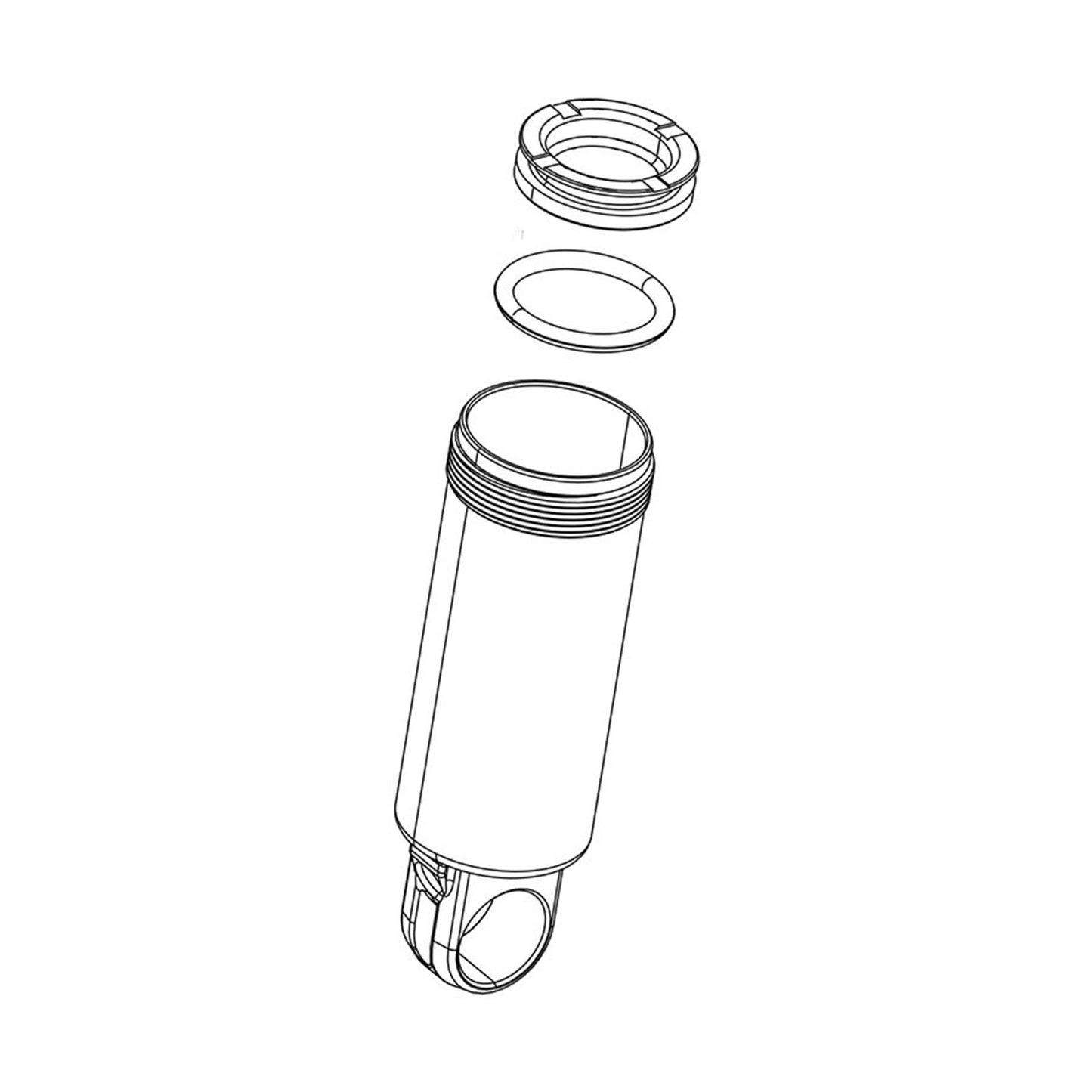 RockShox Damper Body for Monarch RT3 - 216x63 11.4115.112.080_1126410
