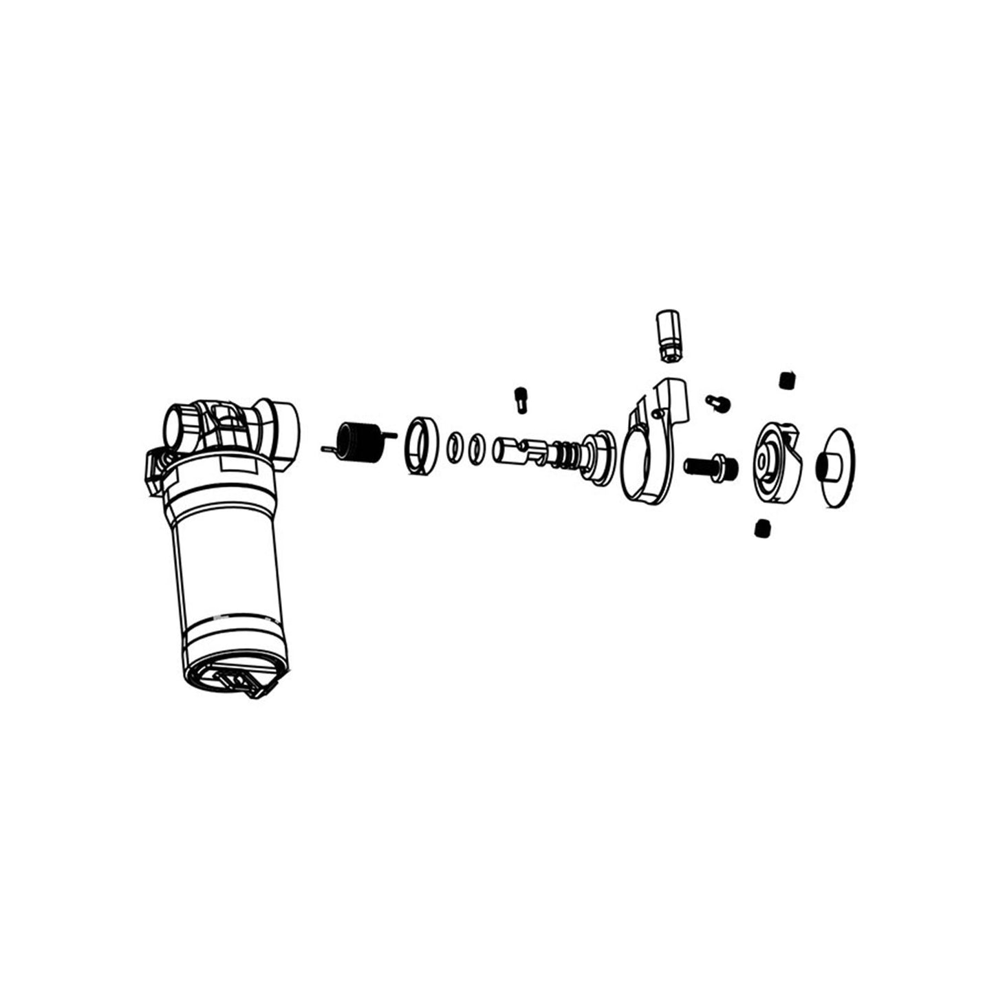RockShox Reservoir Assy for Super Deluxe 11.4118.057.010_1126420