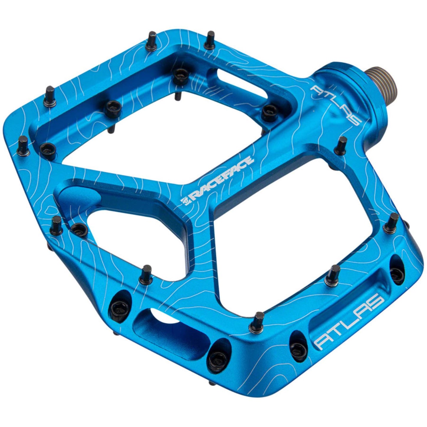 Race Face Atlas Platform Bike Pedals - Blue - Pair [MPN: PD22ATLASBLU]_1348430