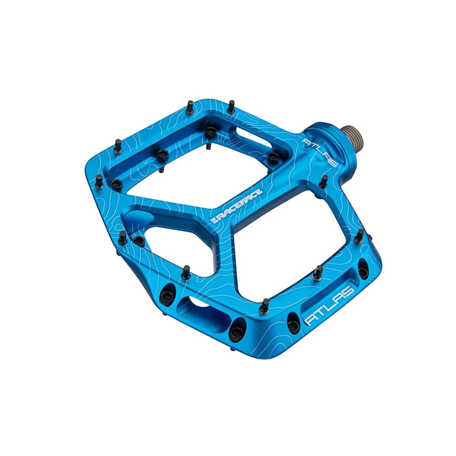 Race Face Atlas Platform Bike Pedals - Blue - Pair [MPN: PD22ATLASBLU]_1126456