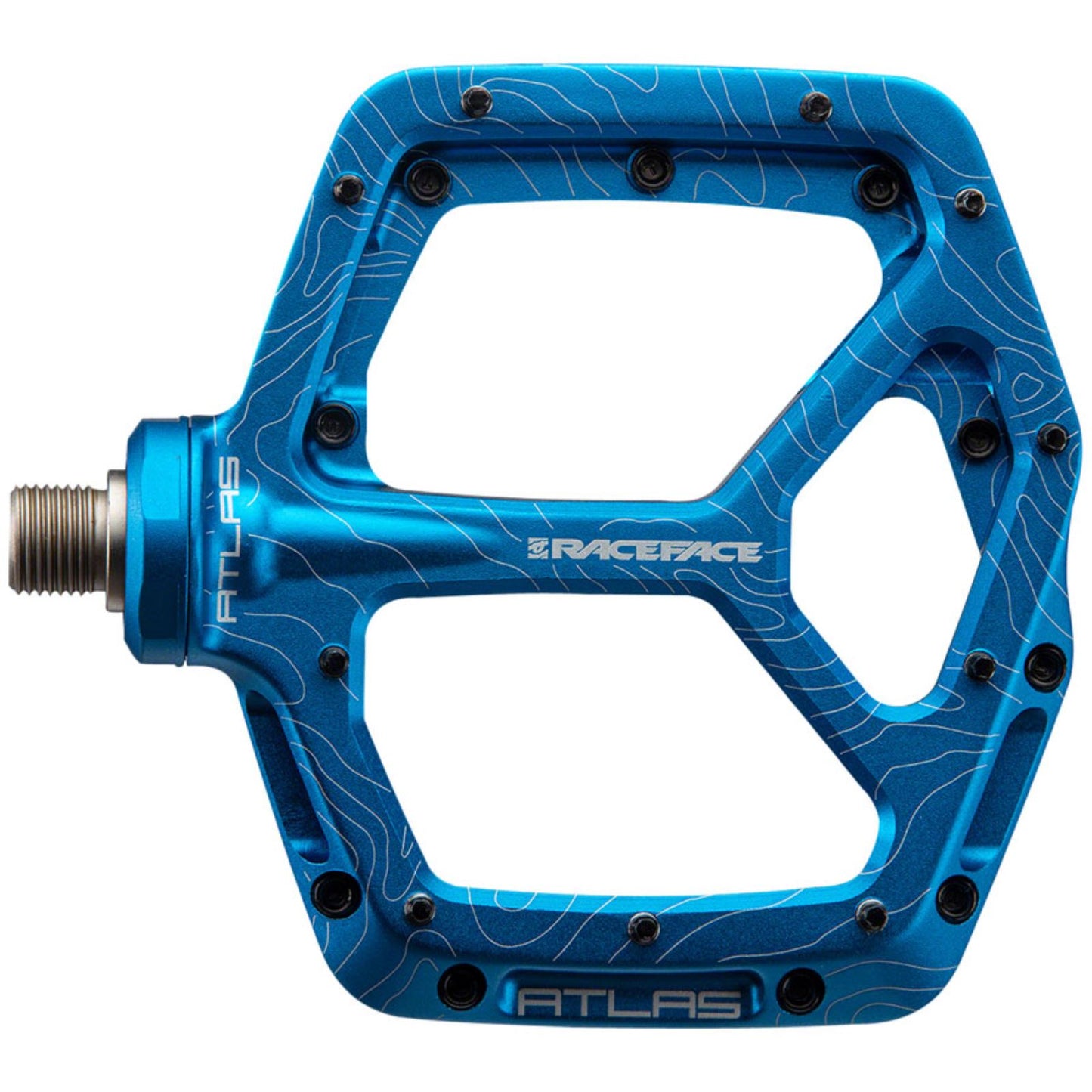Race Face Atlas Platform Bike Pedals - Blue - Pair [MPN: PD22ATLASBLU]_1348358