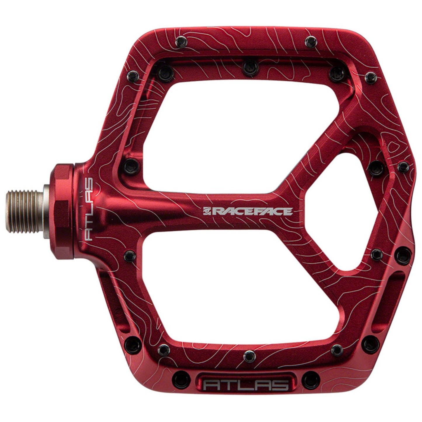 Race Face Atlas Platform Pedals - Red - Pair [MPN: PD22ATLASRED]_1348450