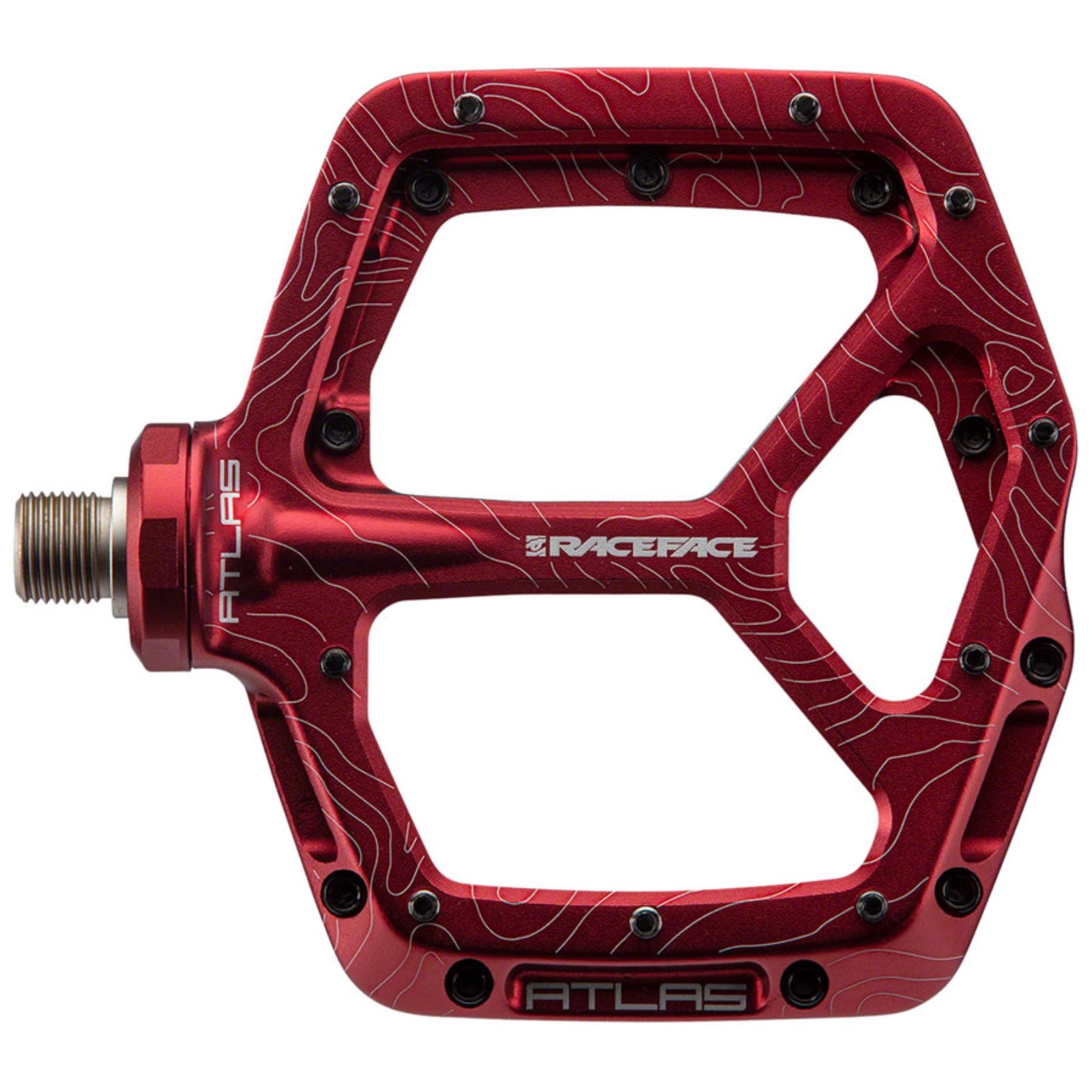 Race Face Atlas Platform Pedals - Red - Pair [MPN: PD22ATLASRED]_1348450
