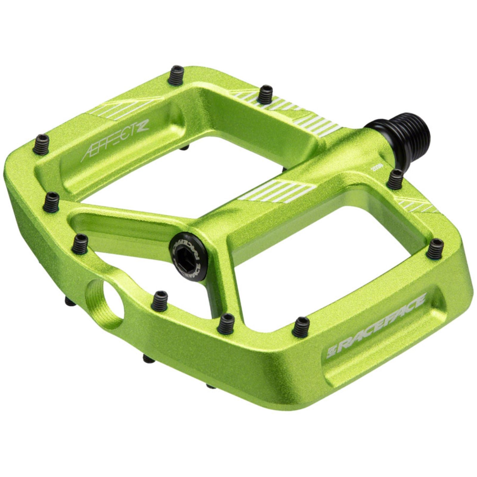 Race Face Aeffect R Platform Bike Pedals - Green - Pair [MPN: PD22AERGRN]_1348300
