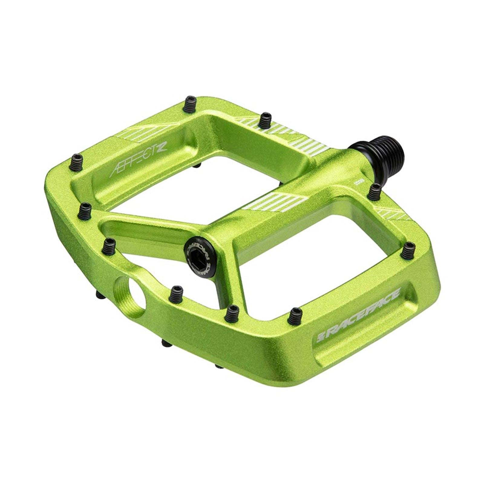 Race Face Aeffect R Platform Bike Pedals - Green - Pair [MPN: PD22AERGRN]_1126471