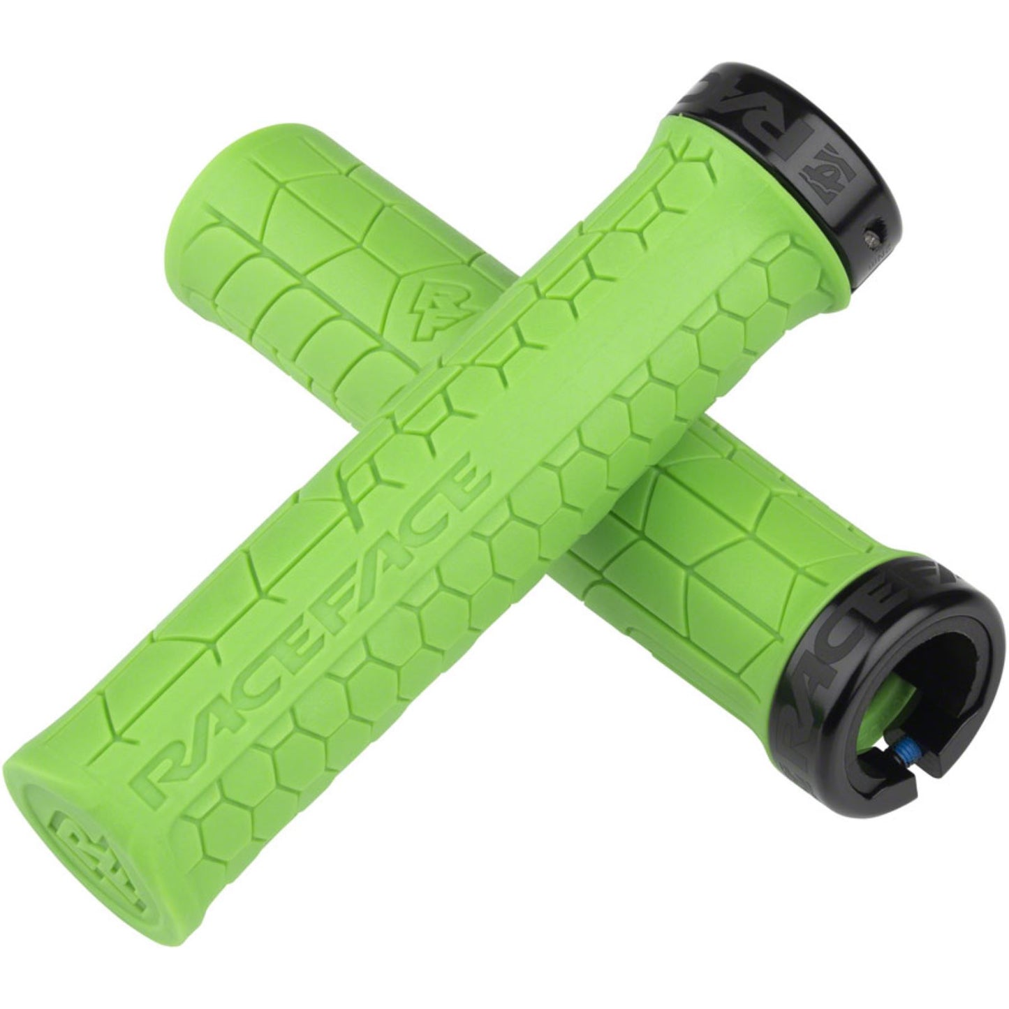 Race Face Getta Grip 33mm Bike Grips - Green/Black - Pair [MPN: GP20GETTA33GRNBLK]_1275632
