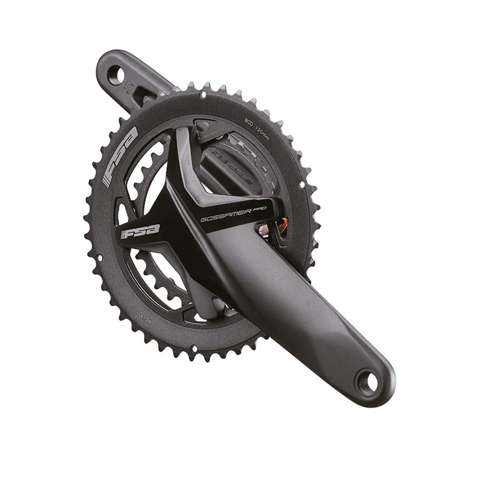 Full Speed Ahead Gossamer Pro Crankset 172.5mm - Black - Road  [MPN: 336-0347554090]_1126866