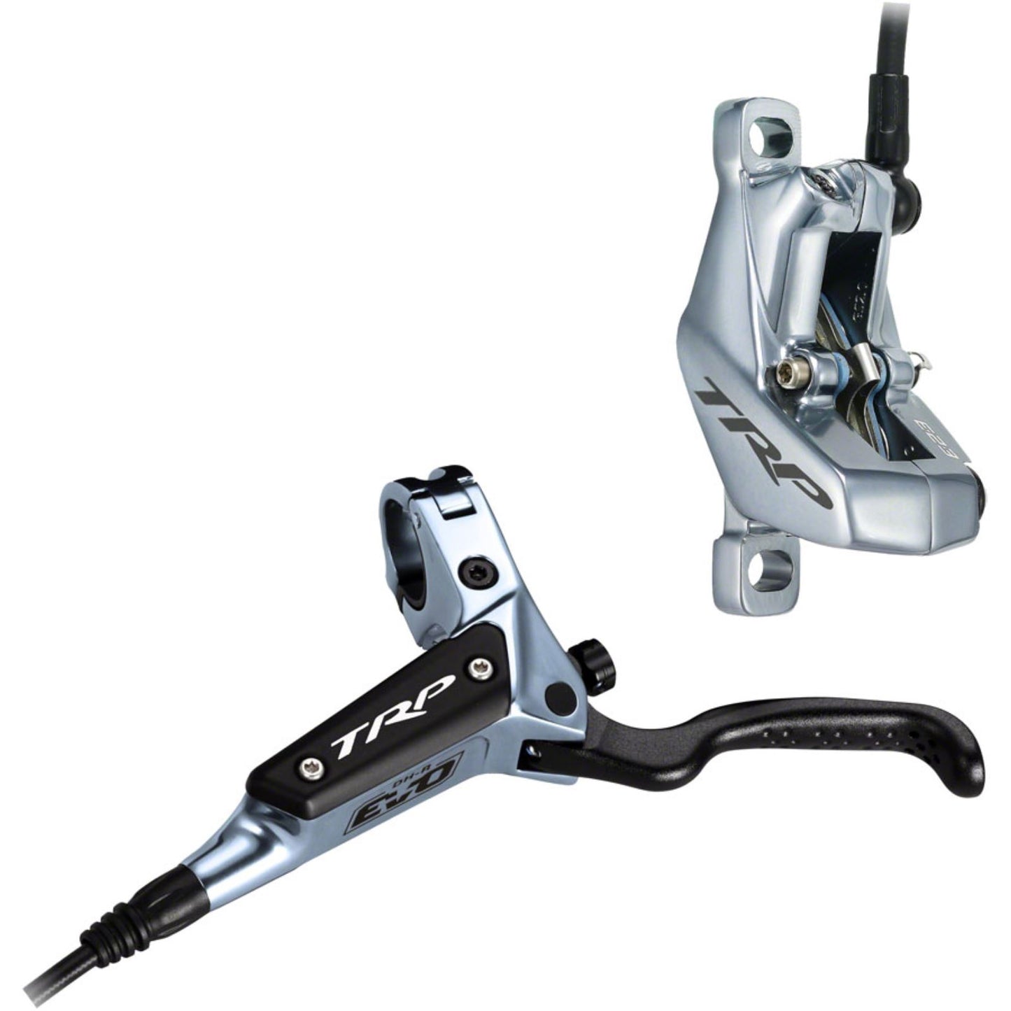 TRP Cycling Components DH-R EVO MTB Hydraulic Disk Brake - Right - Silver CLOSEOUT [MPN: ABHD000789]_1370655