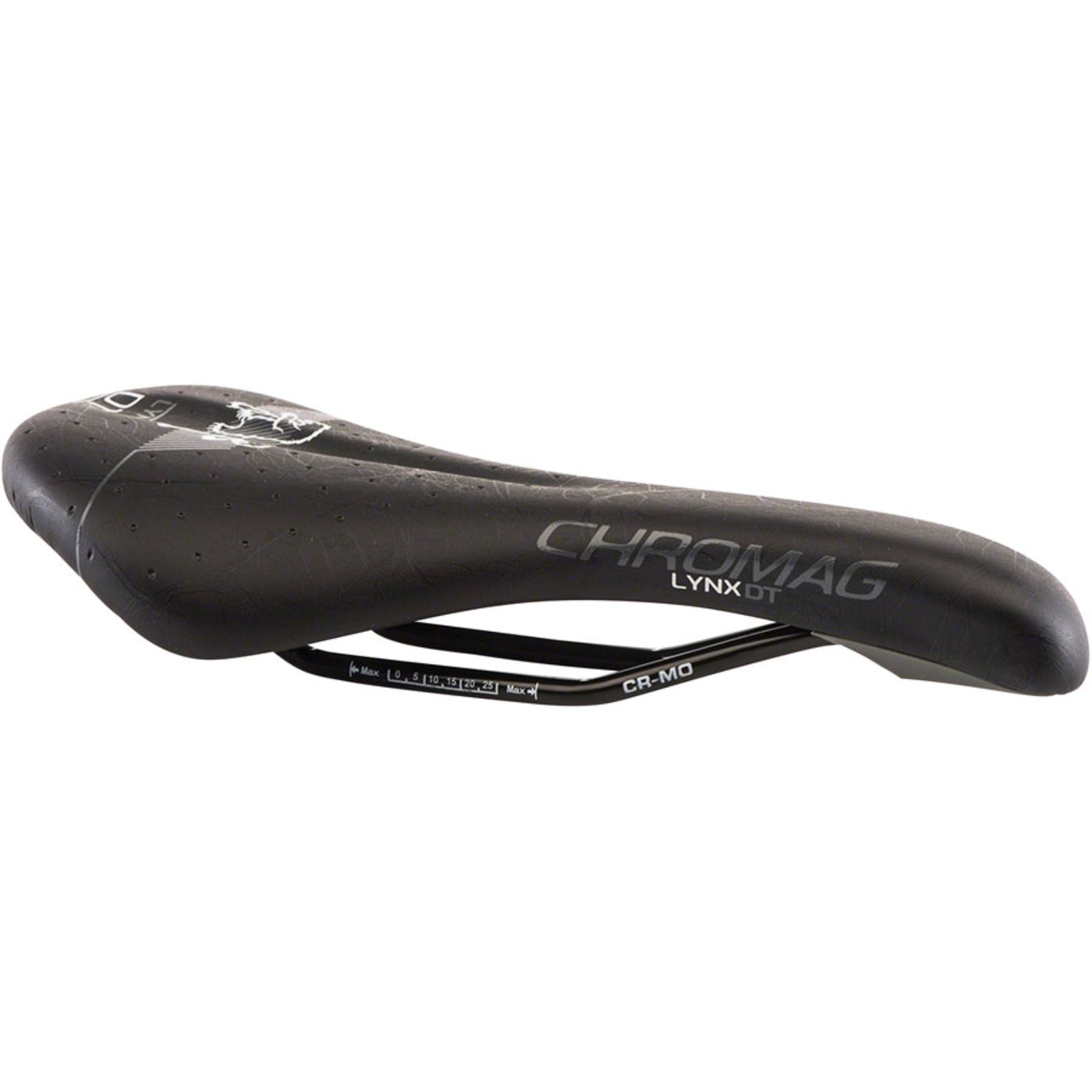 Chromag Lynx DT Saddle 280 x 135mm Unisex 292g - Black/Grey OPEN BOX [MPN: 130-004-028]_2115556