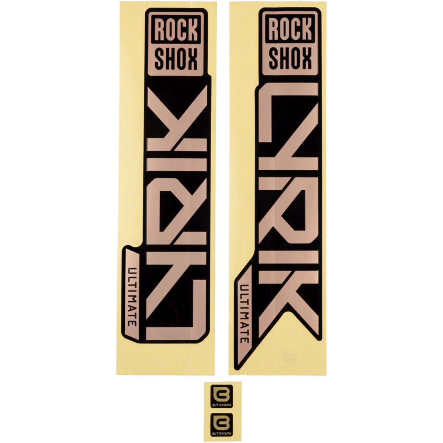 RockShox Decal Kit for Lyrik Ultimate - Matte Copper for High Gloss Black 11.4018.105.058_1356508