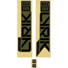 RockShox Decal Kit for Lyrik Ultimate - Gloss Black for Gloss Green 11.4018.105.061_1356505