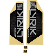 RockShox Decal Kit for Lyrik Ultimate - Matte Silver/ for Gloss Black 11.4018.105.062_1356428