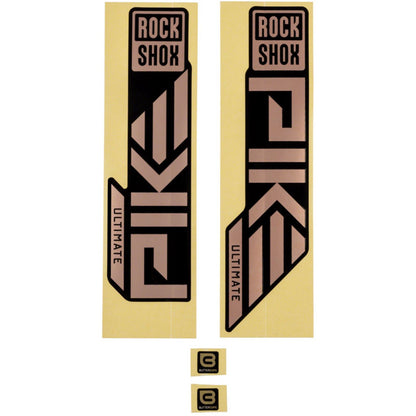 RockShox Decal Kit for Pike Ultimate - Matte Copper for High Gloss Black 11.4018.105.063_1356385