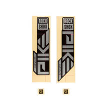 RockShox Decal Kit for Pike Ultimate - Matte Silver for High Gloss Black 11.4018.105.064_1127957